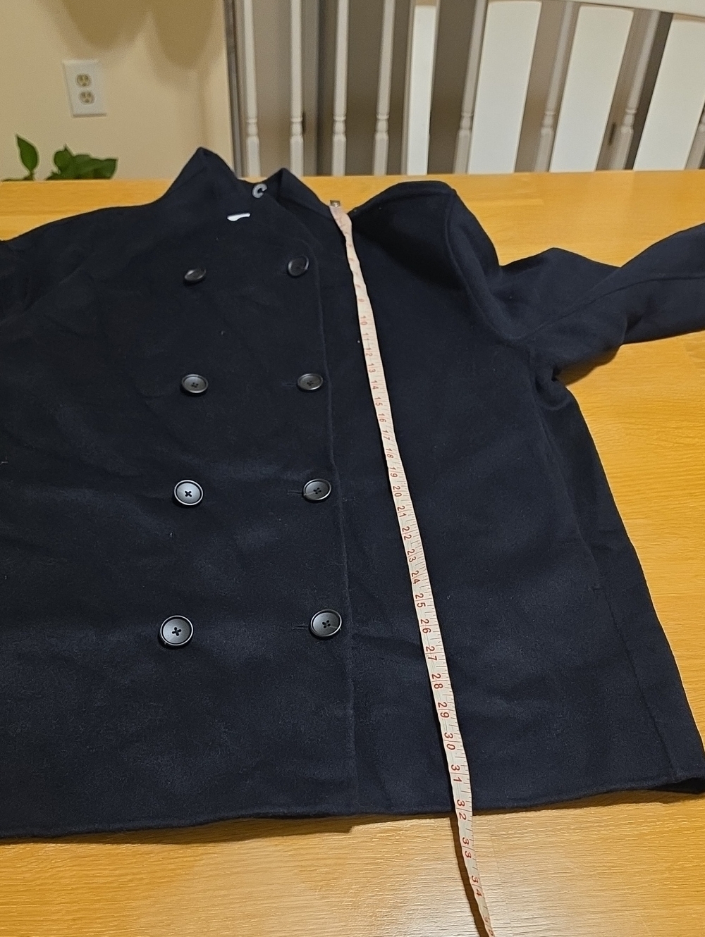 Alex Mill SOPHIA BLACK WOOL Coat SIZE L NWOT - Picture 11 of 16